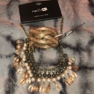 Necklace and bracelet